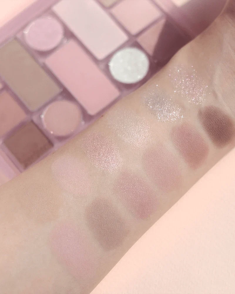 Peripera - All Take Mood Technique Palette  #04 IN MY MUTE PINK