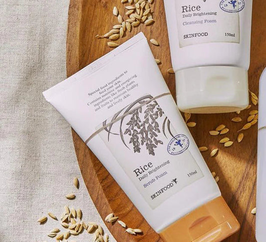 [Skinfood] - Rice Daily Brightening Scrub Foam 150ml