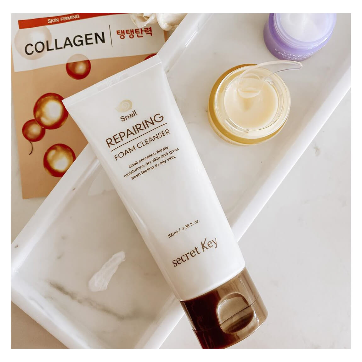 Secret Key - Snail Repairing Foam Cleanser