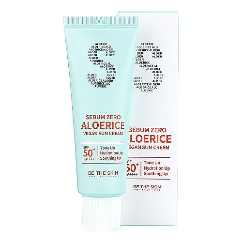 Be The Skin - SEBUM ZERO ALOERICE VEGAN SUN CREAM 50ml SPF 50+, PA++++