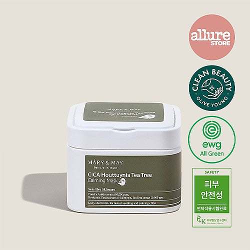 MaryMay - (30pcs) CICA Houttuynia Tea Tree Calming Mask