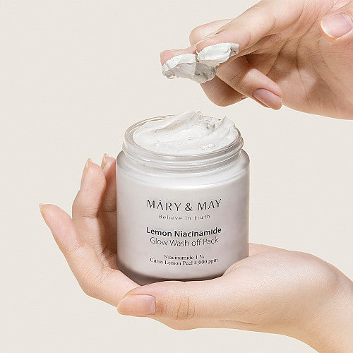 MaryMay - Lemon Niacinamide Glow Wash off Pack 125g