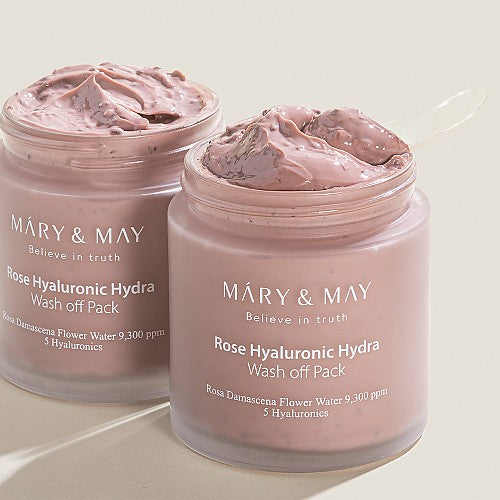 MaryMay - Rose Hyaluronic Hydra Wash off Pack 125g